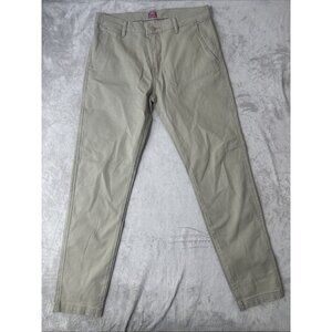 Levis XX Chino W32 L34 Standard Taper Khaki Pants Mens Waterless